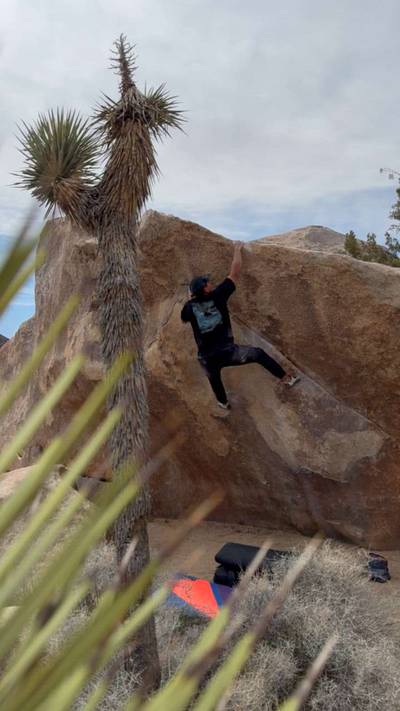 Nicole Overhang v6, Joshua Tree - Beta Video from hemaynez