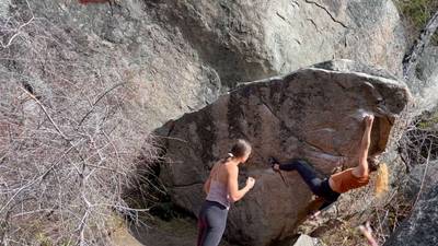 The White Arete v5, Leavenworth - Beta Video from Tracy