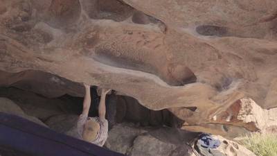 Moonshine Roof v4, Hueco Tanks - Beta Video from jay.jillard