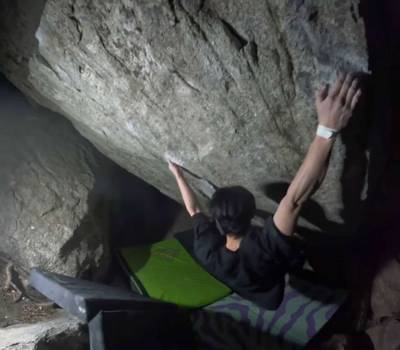 Year of the Lamb Cave Start v10, Little Cottonwood Canyon - Beta Video from Yusuke