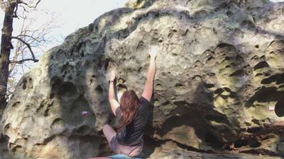 Pebble Beach v4, Hospital Boulders - Beta Video from stowblood