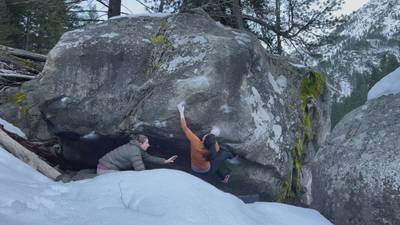 The Hueco Crimper Low v8, Leavenworth - Beta Video from moe.corbett