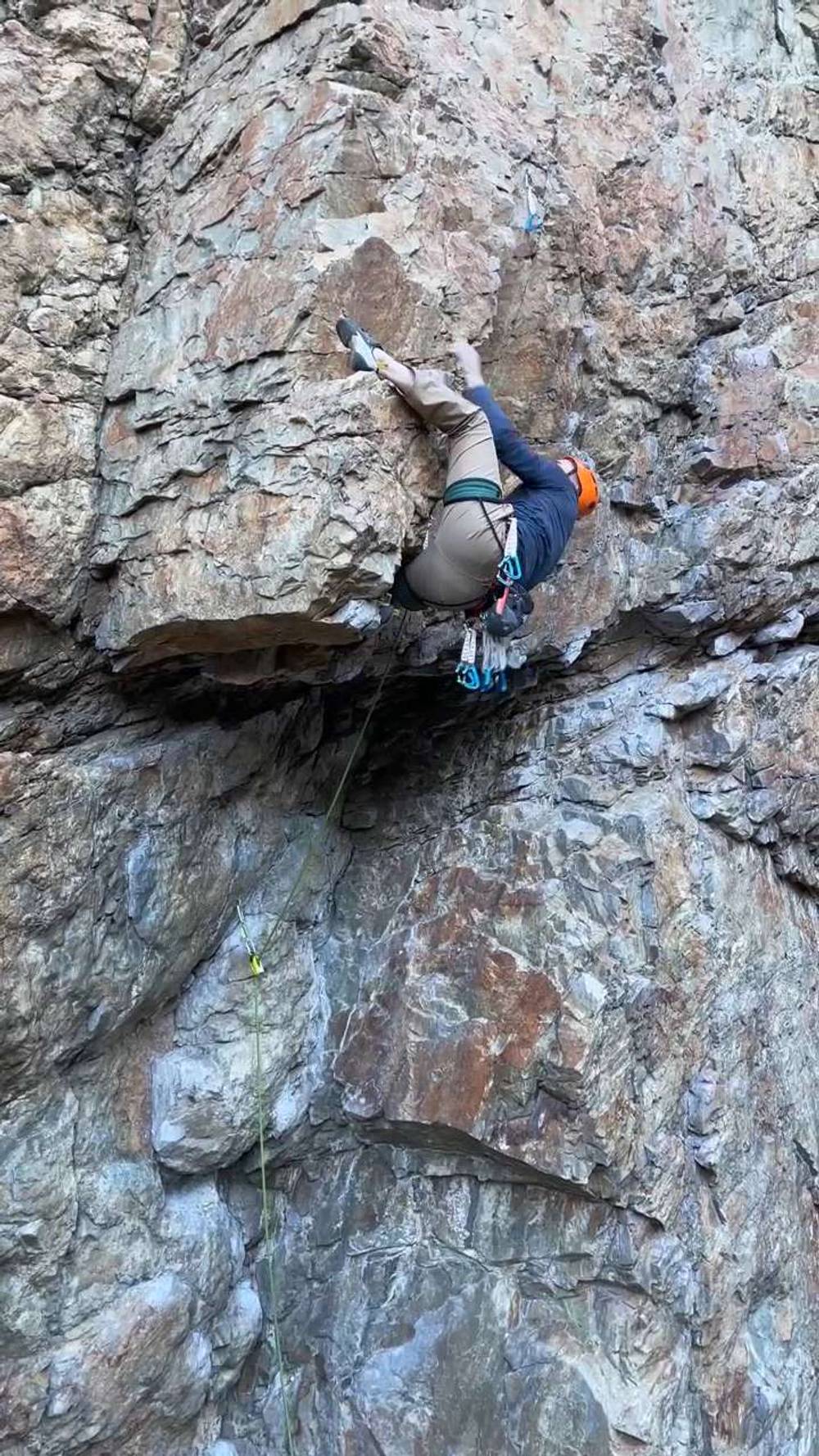 Wrecking Ball 5.11b, Big Cottonwood Canyon - Beta Video from ClimbCrewDad