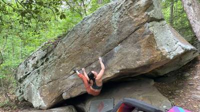 Fingers Malone v8, New River Gorge - Beta Video from allison