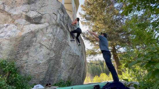 Ho Chi Minh v7, Lake Tahoe - Beta Video from bean.climbing