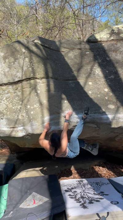 Slopers Malone Extension v8, New River Gorge - Beta Video from MaryChristine
