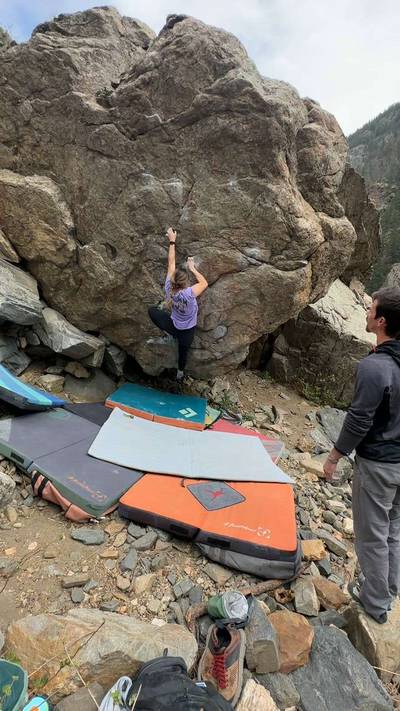 Lurker Sit v8, Clear Creek Canyon - Beta Video from christinaninaa