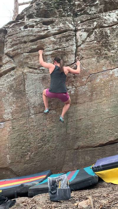 Cross and Toss v4, Holy Boulders - Beta Video from MaggieAxe