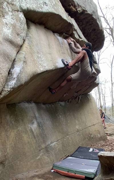 Dragon Lady v4, Stone Fort - Beta Video from diego_climbs_