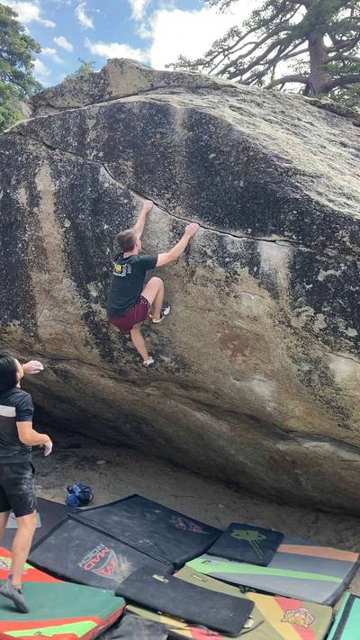 Over the Boardwalk v7, Tramway - Beta Video from peterclimbs