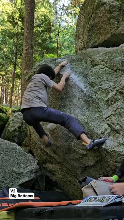 Big Bottoms v2, Squamish - Beta Video from Liam.grip.holds