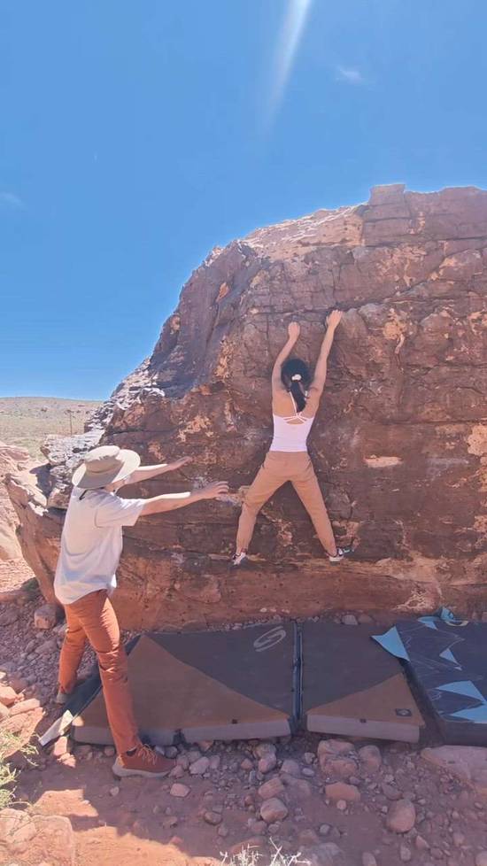 The Black Warm Up - Backside Left Sit v2, Red Rock - Beta Video from susie647