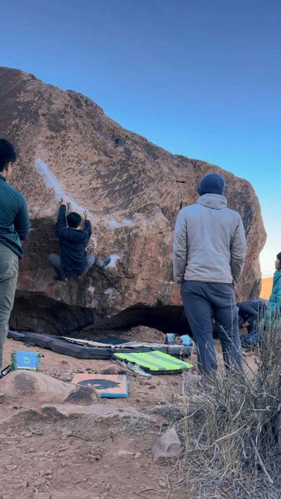 Tiger Moon v7, Moe's Valley - Beta Video from rickyslclimbs