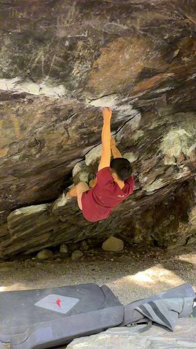 Schist Cave Left v9, Leavenworth - Beta Video from justclimbin