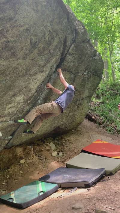 The Guillotine v7, Patapsco Valley State Park - Beta Video from jpoole