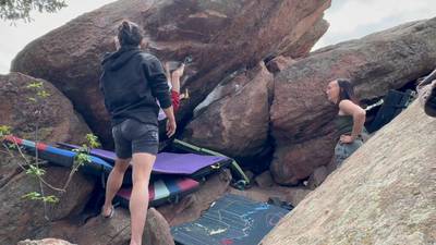 Stranger Than Friction v6, Flagstaff Mountain, CO - Beta Video from chazzyb3ar