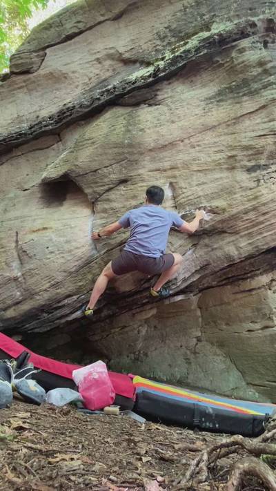 George Washington's Nose v4, Coopers Rock - Beta Video from smalltownboy
