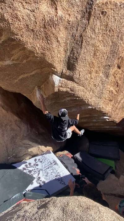 Rail Shark v11, Joshua Tree - Beta Video from bren_climb