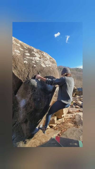 Breast Arete v5, New River Gorge - Beta Video from eve17
