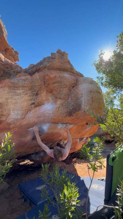 Ramskop v7, Rocklands - Beta Video from griffin.climbs