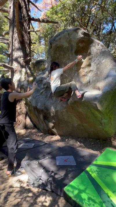 Chapman Traverse v4, Castle Rock State Park - Beta Video from cy