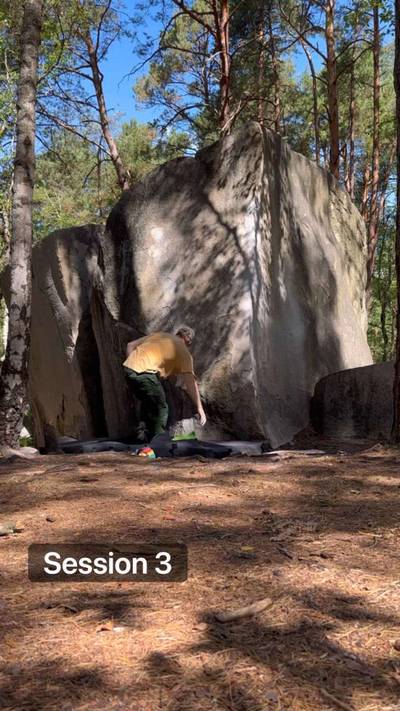 L'Angle du Sérac v4, Fontainebleau - Beta Video from Pink0neInTheC0rner