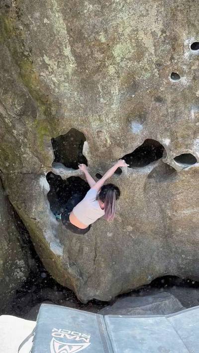 The Hueco Route v1, Leavenworth - Beta Video from tiffnyclimbs