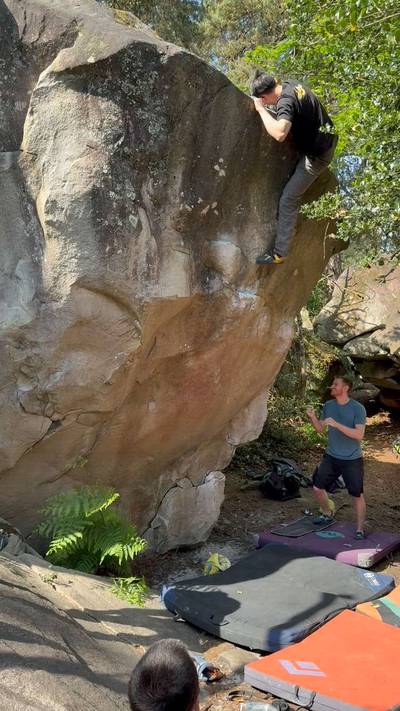 Salathé Wall v7, Fontainebleau - Beta Video from JeremyK
