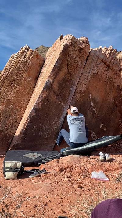 Big Mac Crack v1, Red Rock - Beta Video from Korean.climber