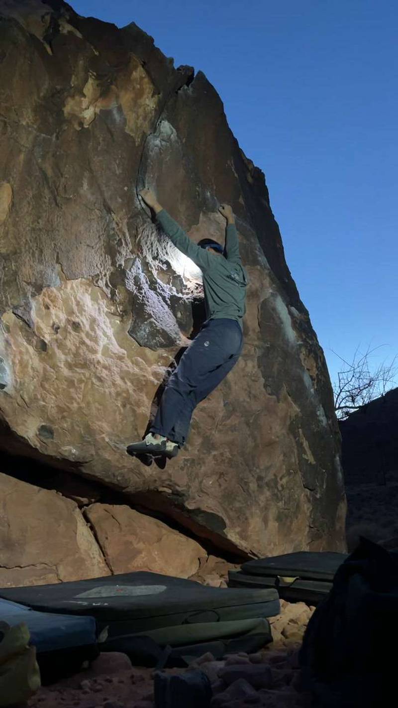 Warm Up Backside Right Sit v2, Red Rock - Beta Video from lexgoclimb