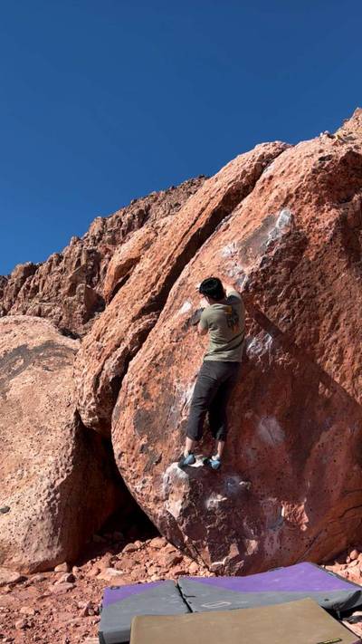 Southeast Face Sit v4, Red Rock - Beta Video from Hestu