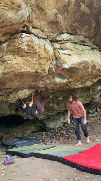 Johnny Chimpo v5, New River Gorge - Beta Video from worcestersauce