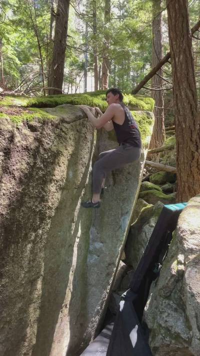 Sea of Doubt v6, Squamish - Beta Video from mattfischerclimbs