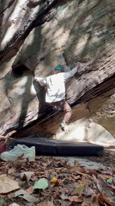 George Washington's Nose v4, Coopers Rock - Beta Video from ethanlegg