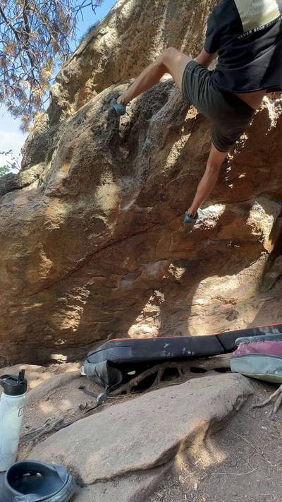 Battaglia's Backside v5, Flagstaff Mountain, CO - Beta Video from Chris_Ol