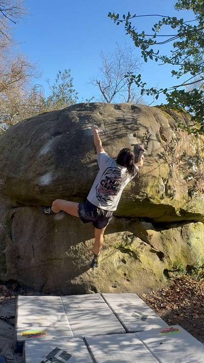 Le cul de souris v4, Fontainebleau - Beta Video from jenna_kwon