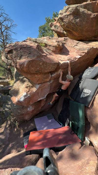 Curmudgeon v7, Flagstaff Mountain, CO - Beta Video from __druble__
