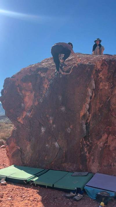 The Spreader v0, Red Rock - Beta Video from lexgoclimb