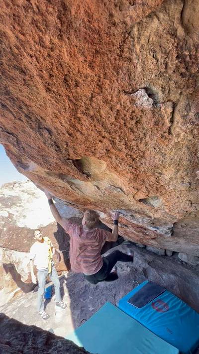 New Religion Sit v8, Hueco Tanks - Beta Video from brenner.rauch