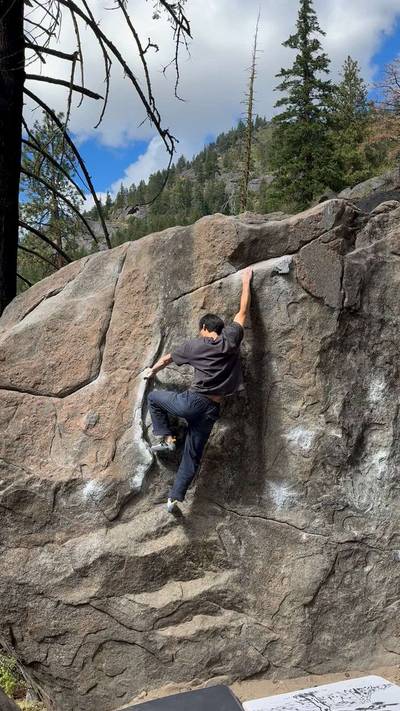 Breadline Variation v2, Leavenworth - Beta Video from climb_ryan