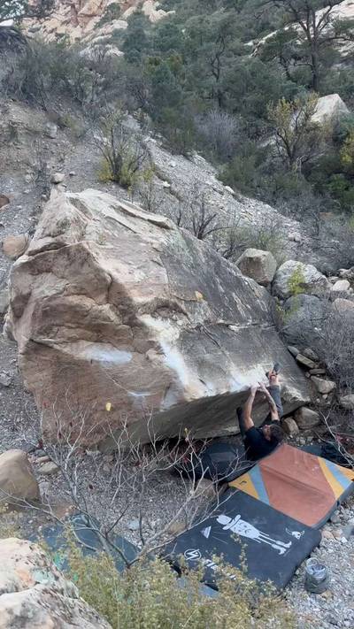 Ride the White Horse v10, Red Rock - Beta Video from routesetter
