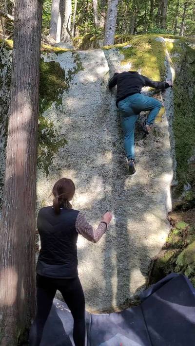 Crack Slabbath v2, Squamish - Beta Video from CarsonClimbs