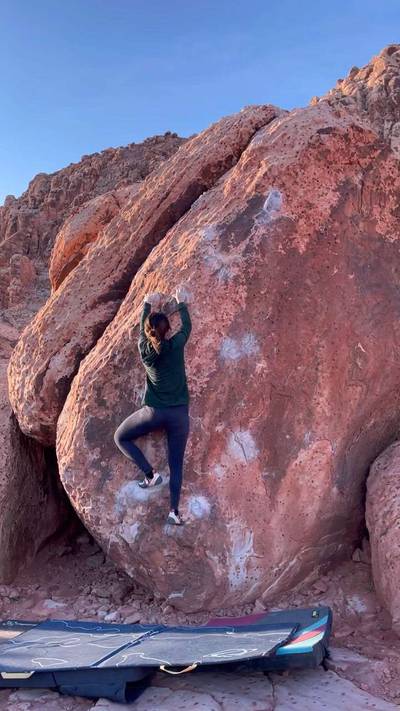 Southeast Face Sit v4, Red Rock - Beta Video from slowballer