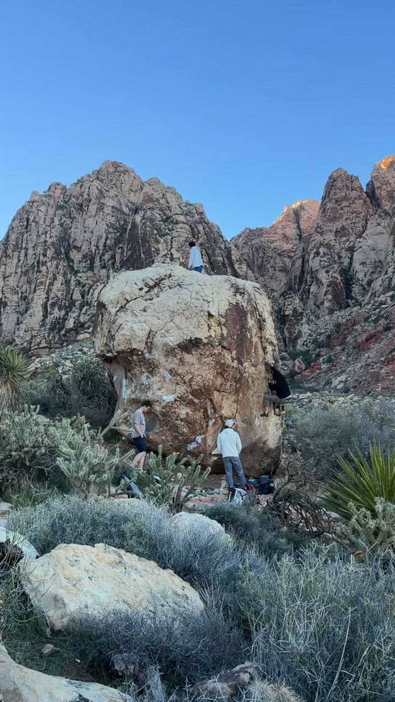 Freedom Fighter - Chunky Arete Left Start v3, Red Rock - Beta Video from jashcrow