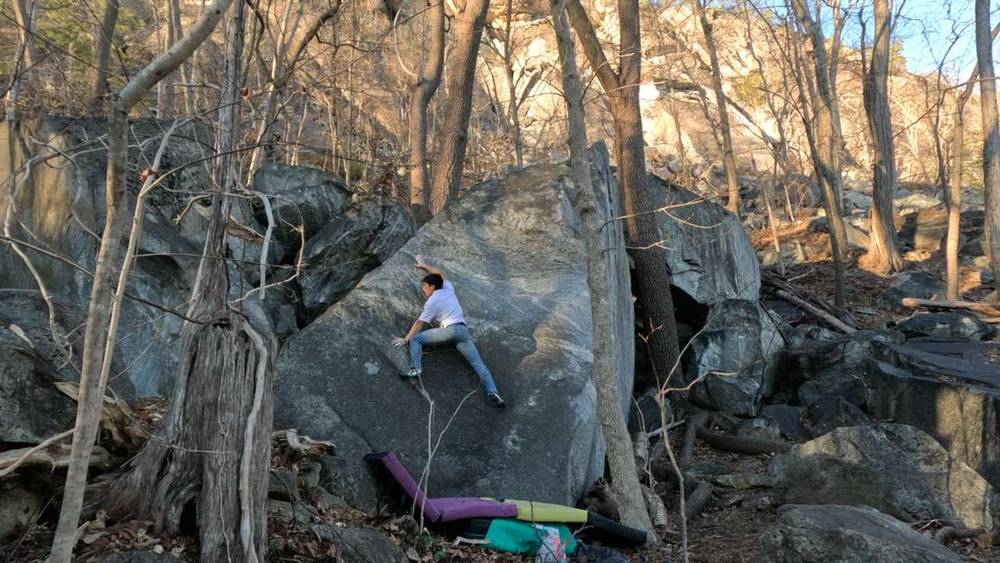 Mega Scoop v0, Rumbling Bald - Beta Video from ian.climbs
