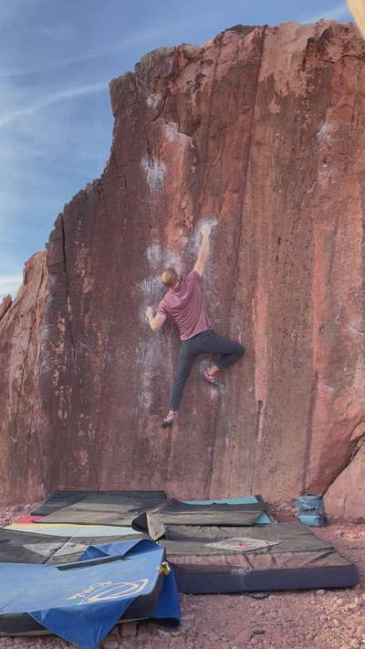 Pearl Necklace v6, Red Rock - Beta Video from awclimbe86