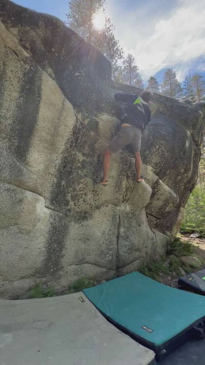 Rosy Palms v5, Lake Tahoe - Beta Video from routesetter