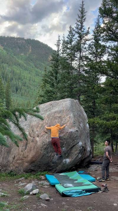 Pinch Lunge v5, Guanella Pass - Beta Video from dz51