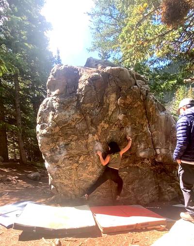 Chalk Block Left v4, Guanella Pass - Beta Video from Amyiyi