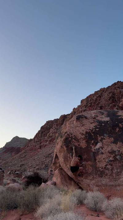 Wald Face Left v5, Red Rock - Beta Video from cc.climbs.rocks